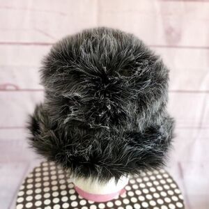 Everitt Faux Fur Furry Bucket Style Winter Hat Made in USA